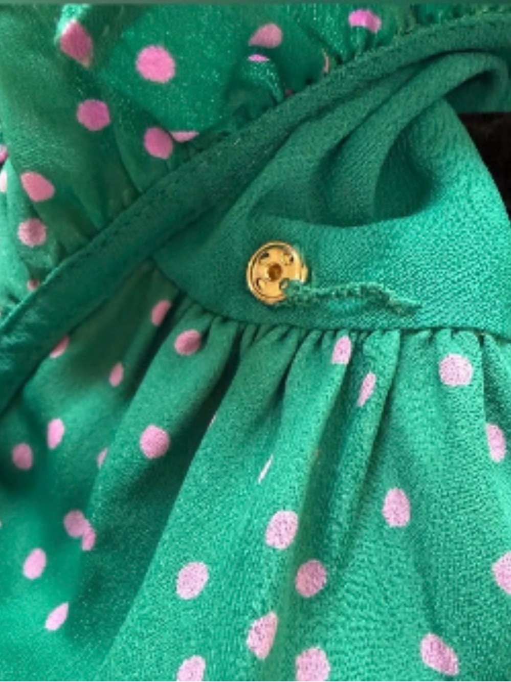 NWOT Kate Spade Poolside Ruffle Dot Wrap Dress Sz 2 - Picture 9 of 11